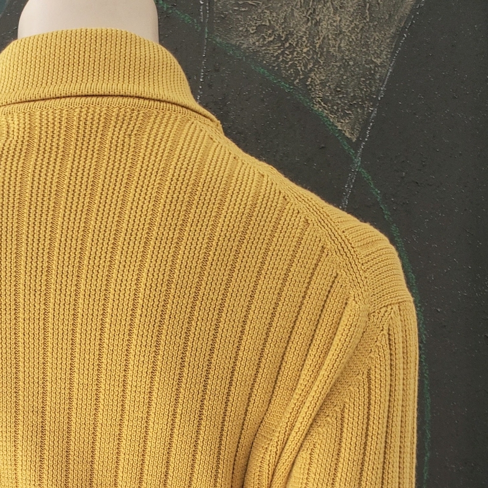 Vintage | Wool Cardigan with Suede Details - Picture 9 of 16